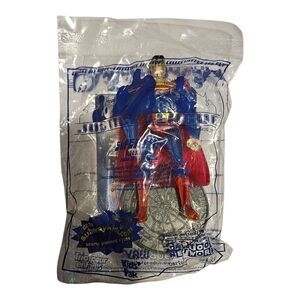 Vintage 2002 Subway Justice League Superman Figure W/ Stand & Card Sealed